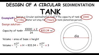 Circular sedimentation tank design [upl. by Guthrie521]