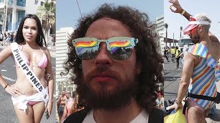 Así es la marcha gay en ISRAEL  LGBTQ PRIDE 🏳️‍🌈 🇮🇱 [upl. by Llebyram330]