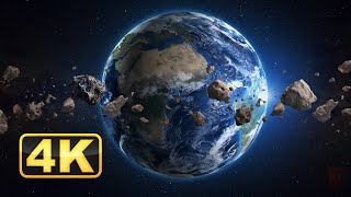 4K Earth Screensaver  1 Hour Relaxing Video for Meditation Relaxing music Awesome Space video [upl. by Kotta]