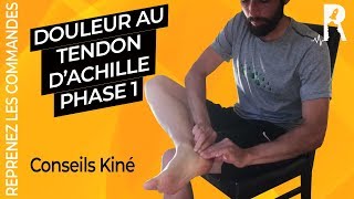 Douleur au tendon dAchille  exercices pour la tendinite dAchille Kiné 12 [upl. by Nisior961]