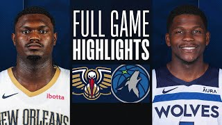 PELICANS at TIMBERWOLVES  FULL GAME HIGHLIGHTS  January 3 2024 [upl. by Ardnwahs]