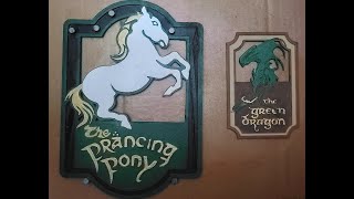 Prancing Pony and Green Dragon Signs LOTR Collection [upl. by Vitkun]