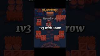 1v3 challenge with Crow 🐦‍⬛ brawlstars brawl [upl. by Spragens]