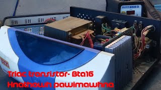 BTA16 triac in battery charge volt a pek luh dan [upl. by Eiger]