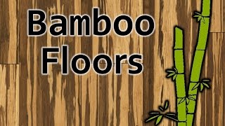 Bamboo FLooring  Green Living bamboo floor installation tongue and groove green home [upl. by Chiarra]