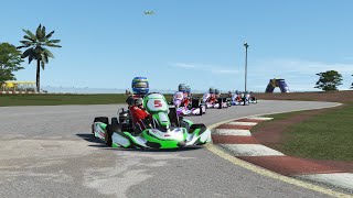 rFactor 2  Karting Patrocinio  KartSim X30 [upl. by Zosi]