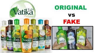 Vatika Hair Oil  Original vs Fake [upl. by Alyss]