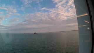 Crossing of the Solent onboard a Wightlink ferry in real time [upl. by Ettedranreb]