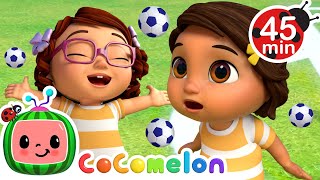 Ninas Super Soccer Song  More Ninas Familia  CoComelon Nursery Rhymes amp Songs [upl. by Eleets318]