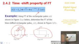 Digital Signal Processing 4 Fourier Representation of Signal  Prof E Ambikairajah [upl. by Pendleton]