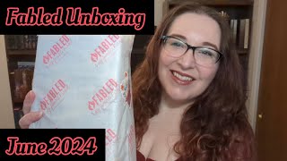 Fabled Book Box June 2024 😈 Fabled Book Box Unboxing [upl. by Shoshanna]