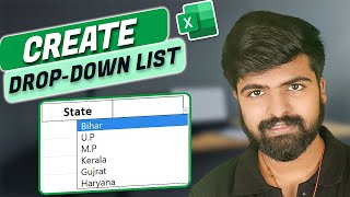 How to Create DropDown Lists in Excel 3 Simple Methods [upl. by Norod]