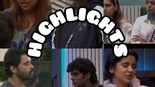 Bigboss8 8th week highlights 🔥 this week fights and interesting clips of Bigboss8 [upl. by Carrol]