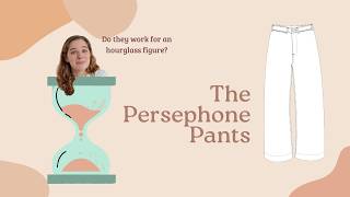 Short amp curvy Do the Persephone pants fit an hourglass figure Sewing vlog amp pattern review [upl. by Lutero323]