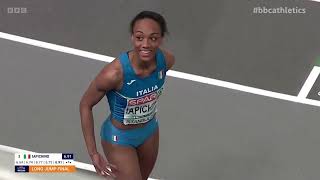 Larissa Iapichino jumps 697 new Italian national indoor record in Istanbul [upl. by Fiske124]