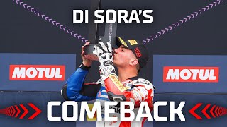 From 31st to 1st Di Sora WINS FROM THE BACK at Estoril  EstorilWorldSBK [upl. by Elylrac]