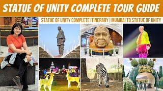 Statue of Unity Tour  Complete Itinerary  How to Reach Statue of Unity  Gujarat Tourist places [upl. by Zacharias]