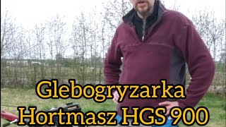 glebogryzarka Hortmasz HGS 900 olej przekładniowy i wymiana noży [upl. by Dennison]