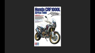 Tamiya 16042 16 Honda CRF1000L Africa Twin In Box Review [upl. by Haek]