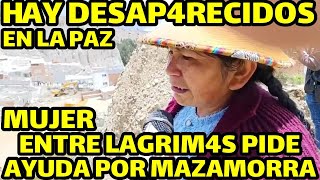 POBLADORES DE BAJO LLOJETA PIDEN AYUDA A LAS AUTORIDADES HAY MAS DE 40 AFECTADOS POR LAS MAZAMORRA [upl. by Netsirk693]