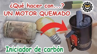 Iniciador de carbón con un motor quemado [upl. by Anom]