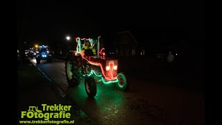 Verlichte Trekkertocht  Westerkwartier Boert Bewust  Christmas lights on tractors  2023 [upl. by Kyred]