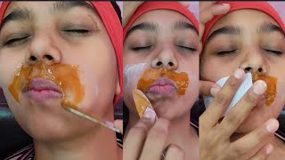 अपर लिप्स के लिए कौन सा वैक्स अच्छा हैHow do I wax my upper lip wax trending [upl. by Lerak]