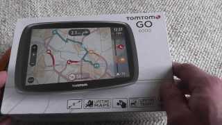 TomTom Go 6000 Unboxing  Ustawienie PL [upl. by Pepe724]