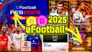 eFootball 2025 Update  😍🔥Official Release Date Edit Mode Master League  Manager amp New Changes 🤩 [upl. by Zebedee]