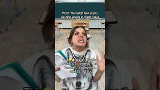 PART 1  The Wolf Girl casting spells✨  Audra Johnson  audrajohnson on TikTok wolfgirl shorts [upl. by Wendye]