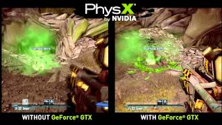 NVIDIA PhysX technology showcase [upl. by Jobina]