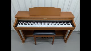 Kawai CN32 digital piano and stool in light oak finish stock number 24379 [upl. by Nnaaras744]