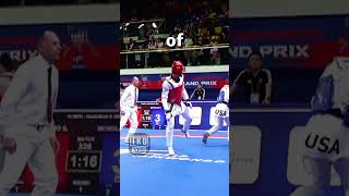 Best Kick to start on FIRST SECOND of the figth taekwondo taekwondo [upl. by Leroi]