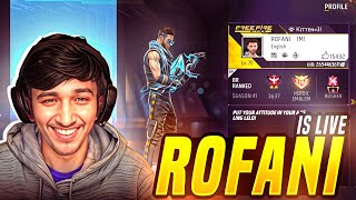 LIVE CSR PUSHING WITH ROFANI 🥶  TEAMCODE GIVEAWAY 🔥 shorts live freefire fflive [upl. by Old]