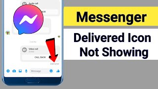 Messenger Delivered Icon Not Showing  How to fix Delivered Icon Missing On Messenger [upl. by Broder]