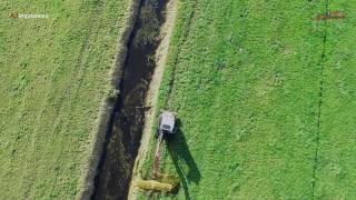 sloten hekkelen friesland droneopname herder maaikorf agriculture [upl. by Neehsuan]