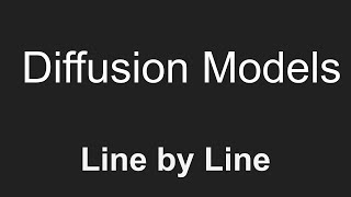 Train Diffusion Models  Line by line code example [upl. by Naginnarb]