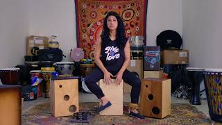 Mona Tavakoli Cajon Lesson For DRUM Magazine [upl. by Nerej]