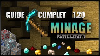 Le guide ULTIME sur le MINAGE en 120 sur Minecraft en SURVIE  Minage optimisé minerais [upl. by Asserak]