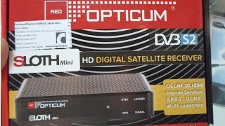 Opticum sloth mini review 720p HD [upl. by Aknaib]