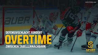 Wer sichert sich die Extrapunkte zwischen Rosenheim und Landshut  SDTV Eishockey [upl. by Ariane356]