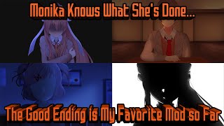 Monika Finds Out  DDLC The Good Ending  Act 1 Part 5 Act 1 End [upl. by Elisabet]