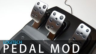 DIY  EASY WAY TO MAKE QUITE LOGITECH PEDALS [upl. by Anoed]