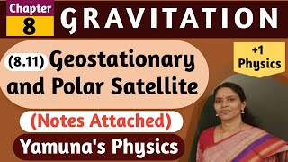 811 GEOSTATIONARY SATELLITES AND POLAR SATELLITES CHAPTER 8  gravitation [upl. by Dyolf]