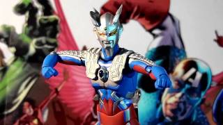 R10 Bandai UltraAct Ultraman Zero Action Figure Review [upl. by Olinde531]