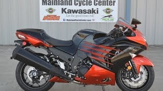 2014 Kawasaki ZX14R ABS Ninja Candy Burnt Orange Overview and Review For Sale 15699 [upl. by Niatsirhc]