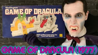 Game Of Dracula 1977 by Waddingtons  Halloween Vintage Board Game Review  Vampires and Victims [upl. by Minta]