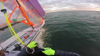 29er Sailing Downwind [upl. by Ahsiakal]