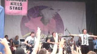 WARPED TOUR  Enter Shikari  Mothership DUBSTEP intro SAN ANTONIO [upl. by Adelice]