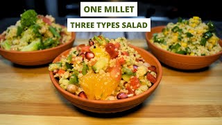 Millet Recipes  Millet Salads  How to Make Millets  Weight Loss Recipes  Chef Sahajan [upl. by Nnaxor]